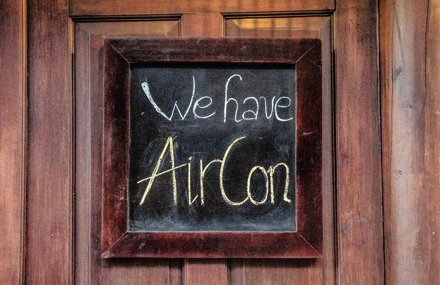 we-have-aircon-sign